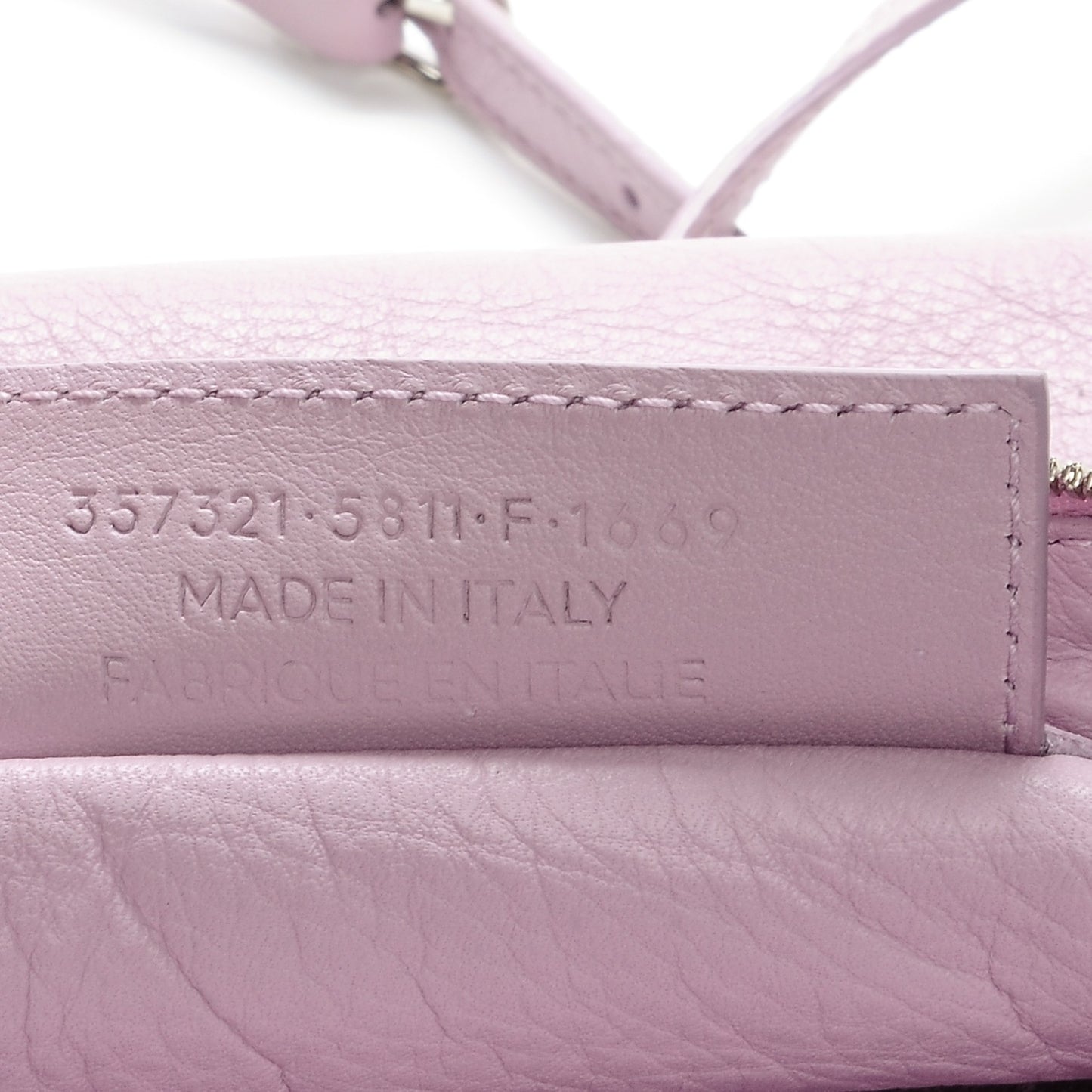 Calfskin Papier Mini Triple Crossbody Rose Orchid