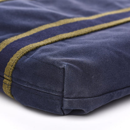 Hermes Canvas Fourre Tout Navy 10 of 10