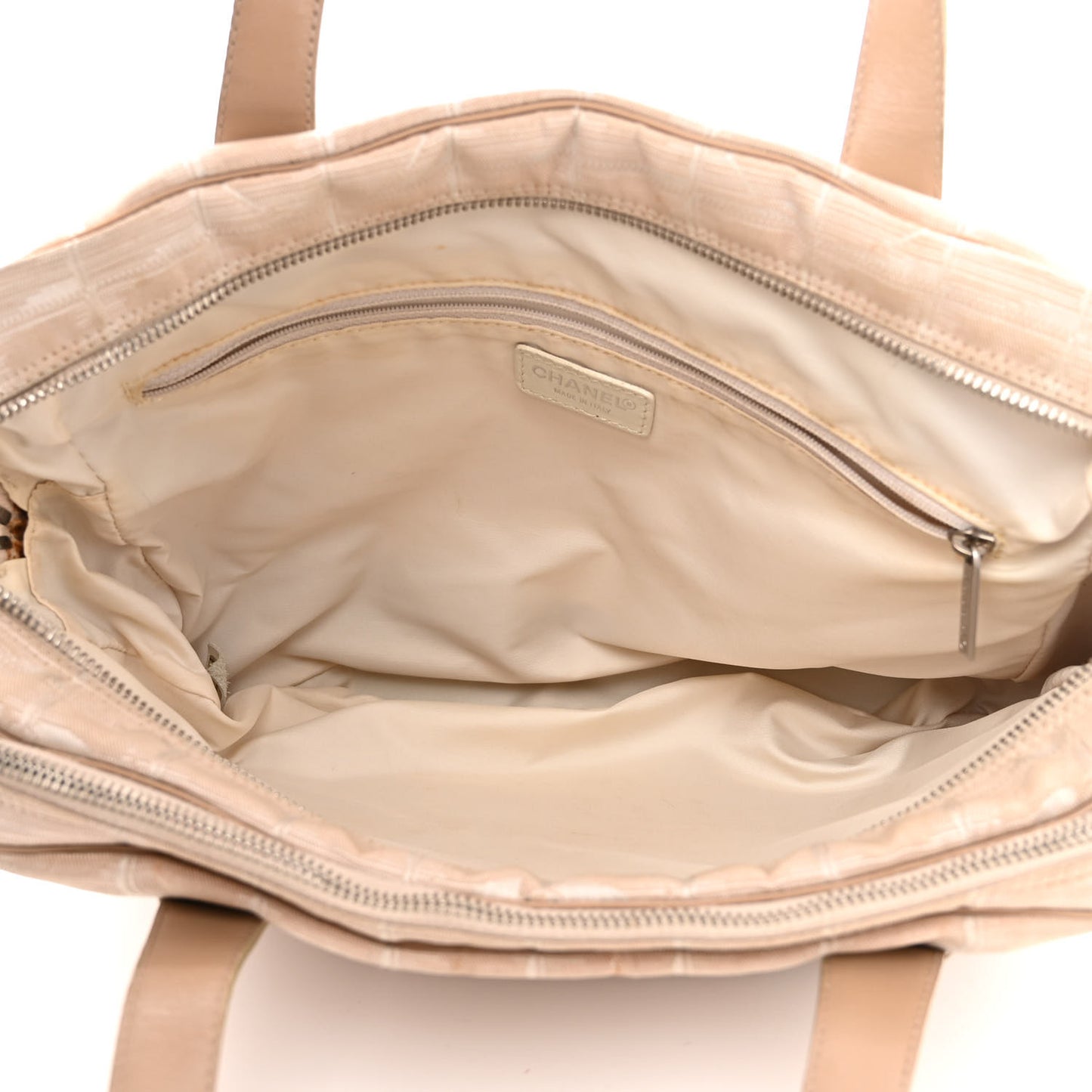 Nylon Travel Tote Beige