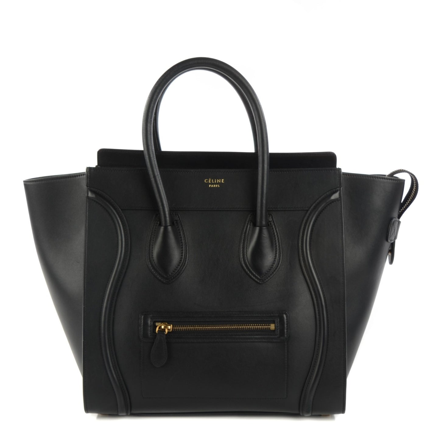 Smooth Calfskin Mini Luggage Black