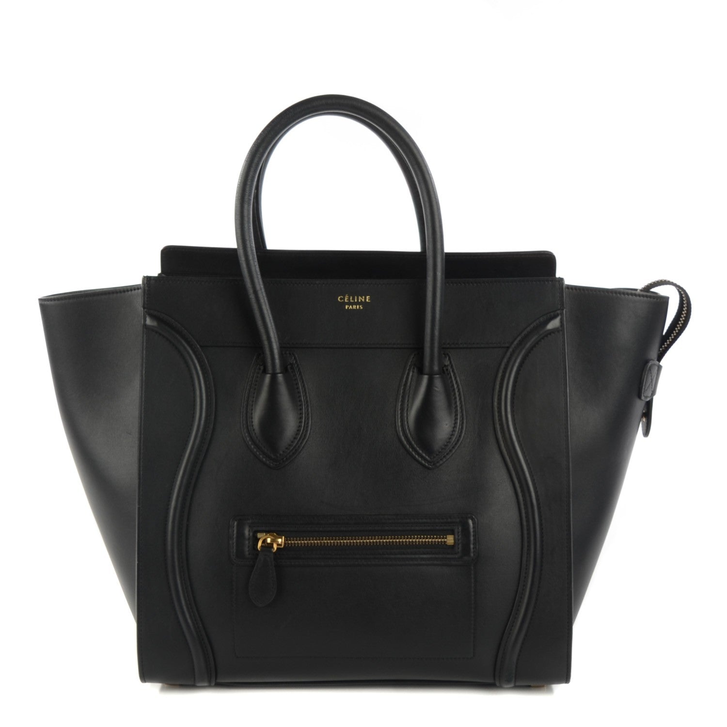Celine Smooth Calfskin Mini Luggage Black 1 of 8