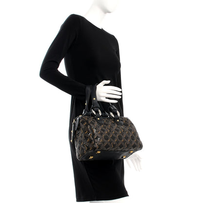 Louis Vuitton Monogram Sequins Eclipse Speedy 28 Black 2 of 8