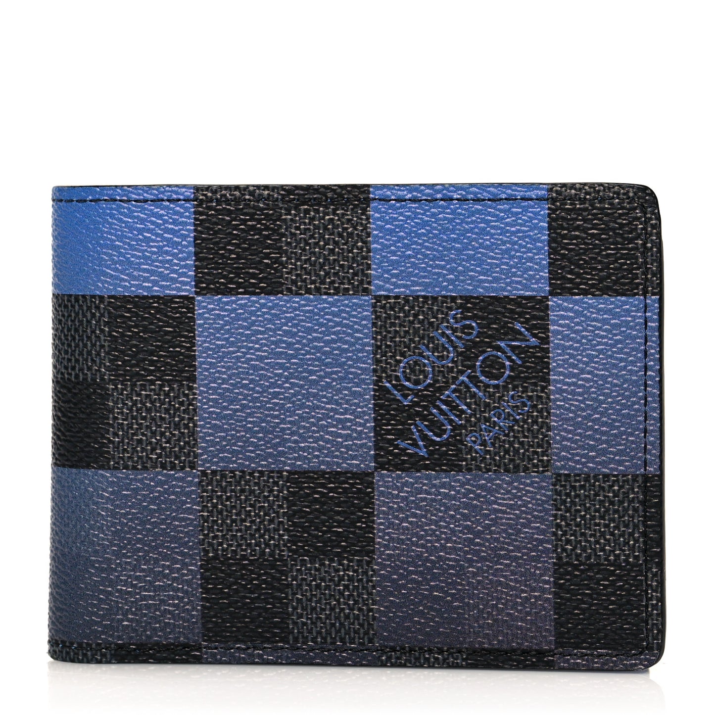 Damier Graphite Giant Blue Multiple Wallet