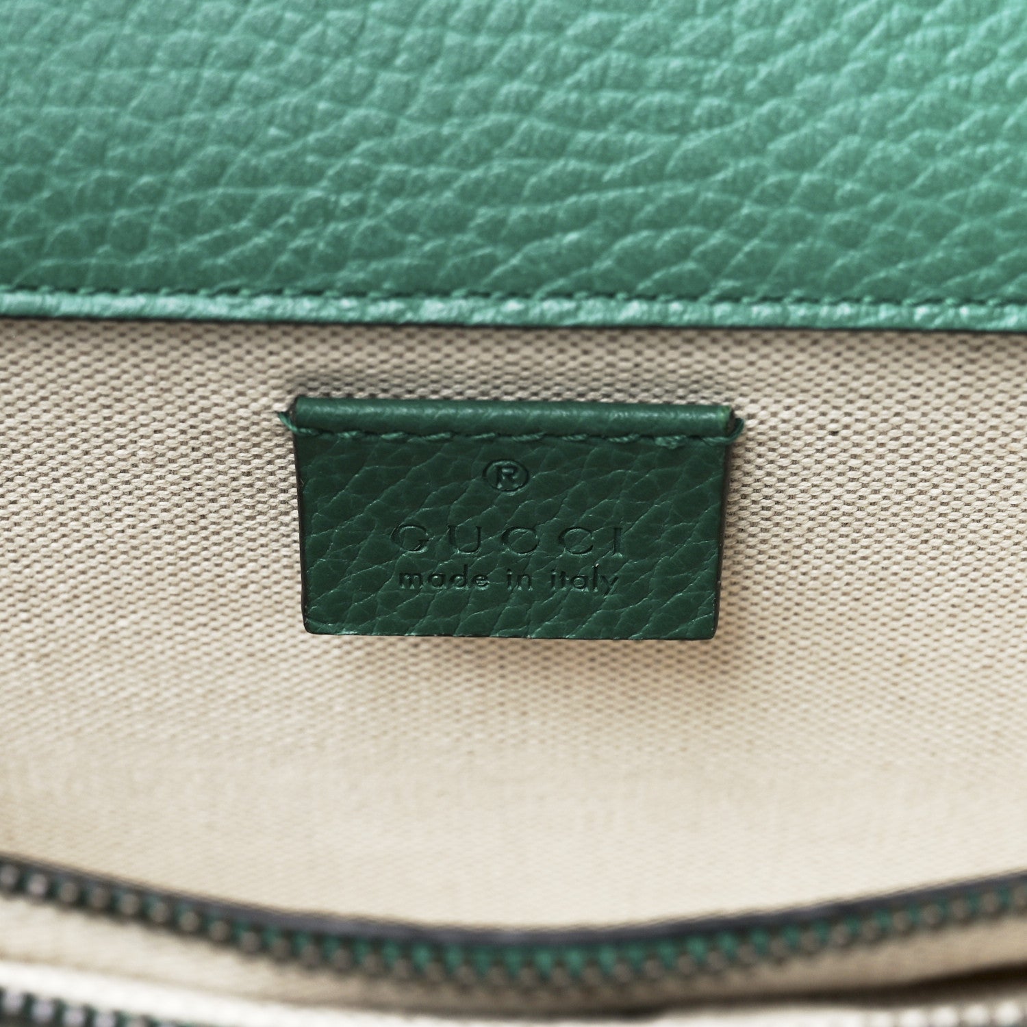 Gucci Pebbled Calfskin Small Dionysus Shoulder Bag Emerald 6 of 13