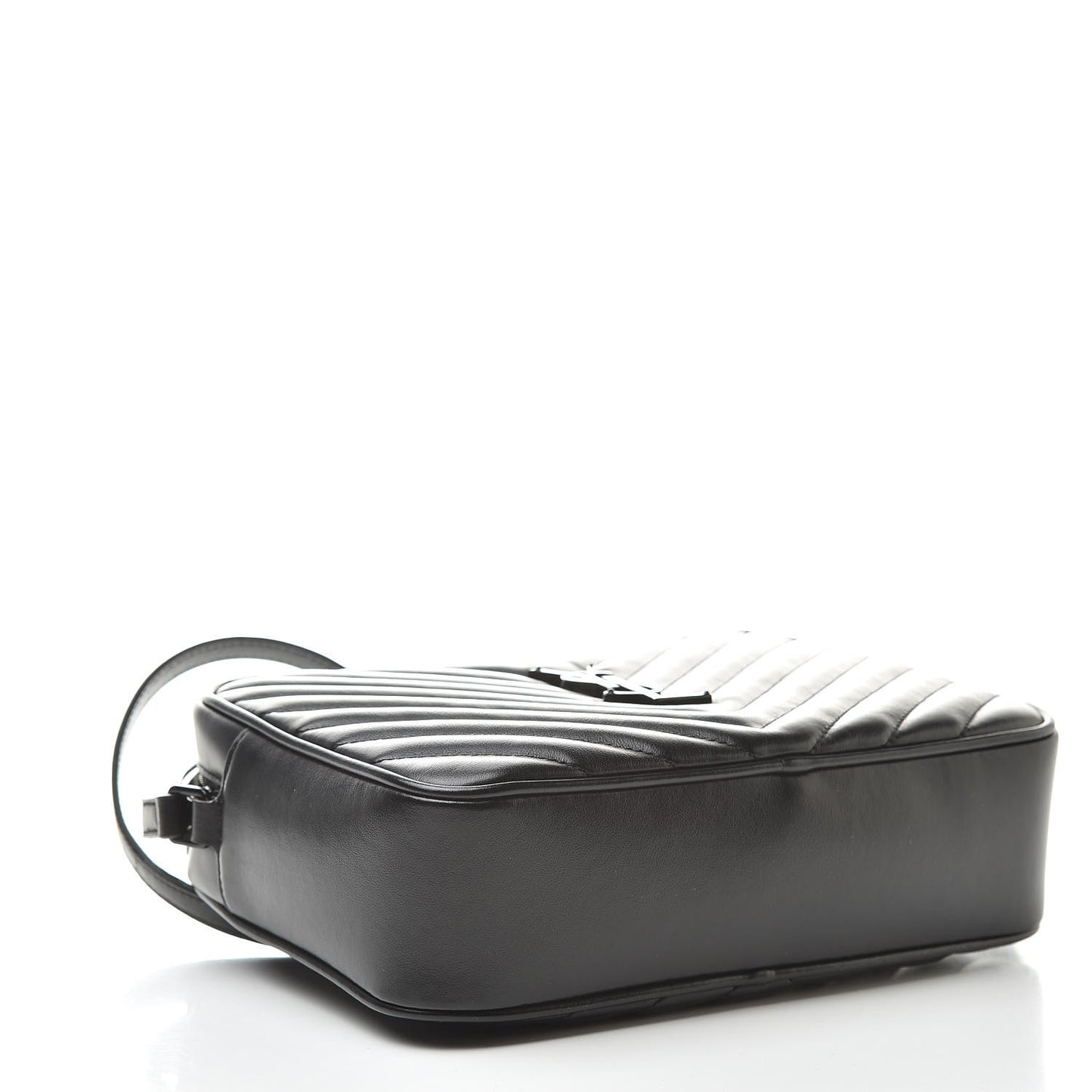 Calfskin Matelasse Monogram Lou Camera Bag Black