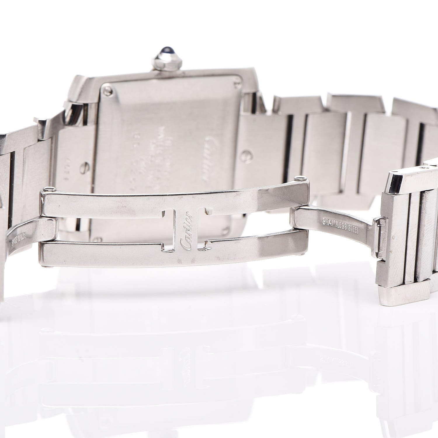 Cartier Stainless Steel 28mm Tank Francaise Automatic Watch 6 of 6