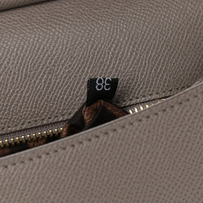Dolce & Gabbana Dauphine Calfskin Medium Miss Sicily Satchel Grey 7 of 13