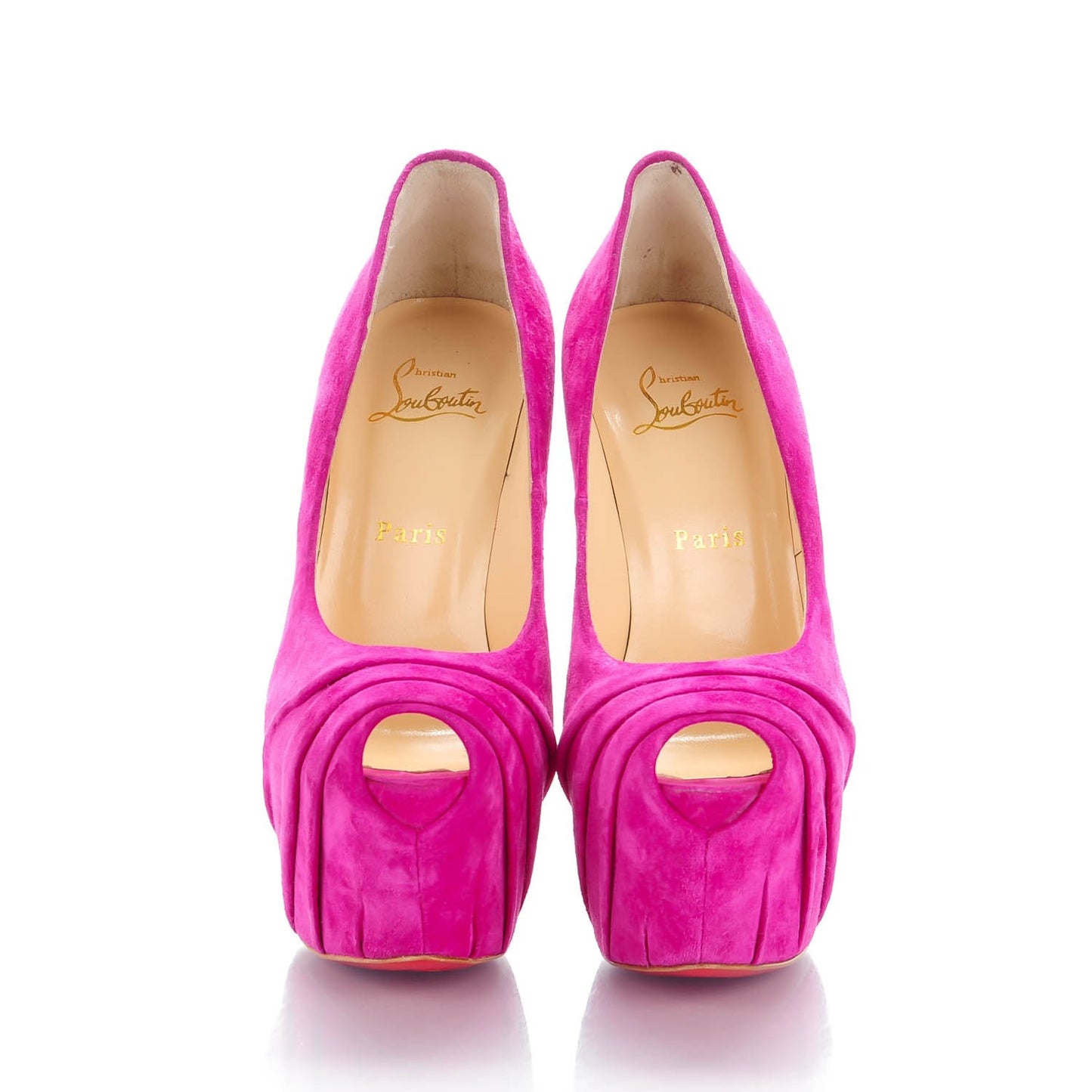 Suede Drapesse 160 Pumps 38 Grenadine
