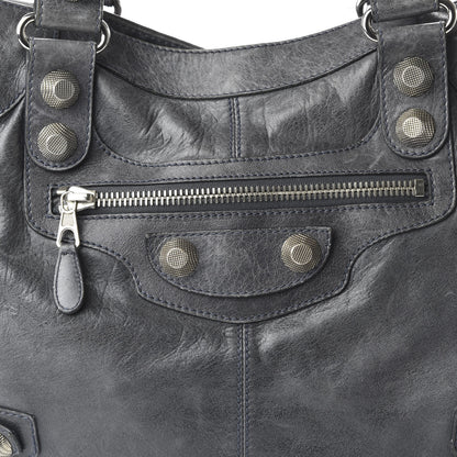 Balenciaga Agneau Giant 21 Hardware Silver Brief Anthracite 10 of 11