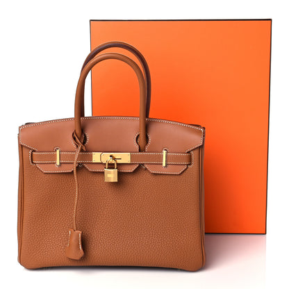Hermes Togo Swift Canvas 3 in 1 Birkin 30 Gold 14 of 14