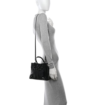 Balenciaga Calfskin Papier Mini A4 Zip Around Tote Black 2 of 15
