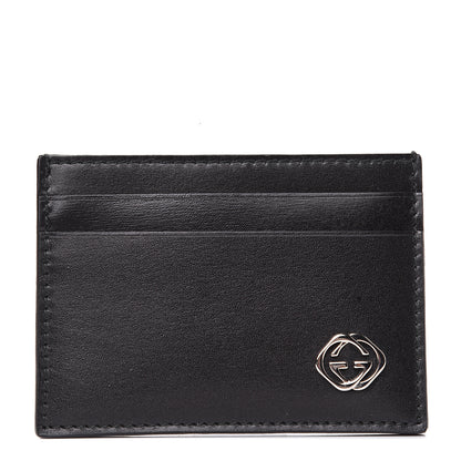 Gucci Calfskin GG Card Holder Black 1 of 6