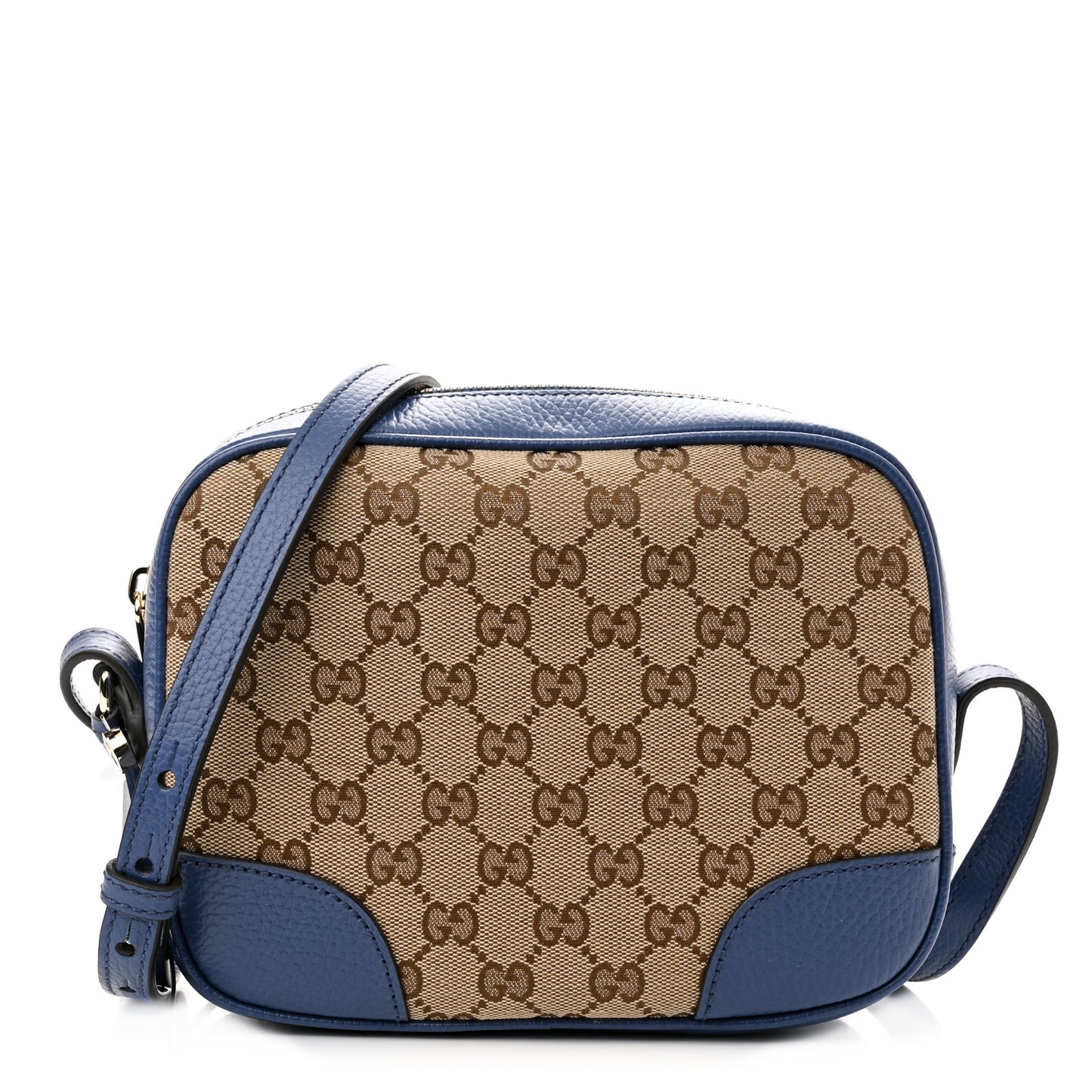 Monogram Dollar Calfskin Mini Bree Messenger Bag Beige Ebony Caspian