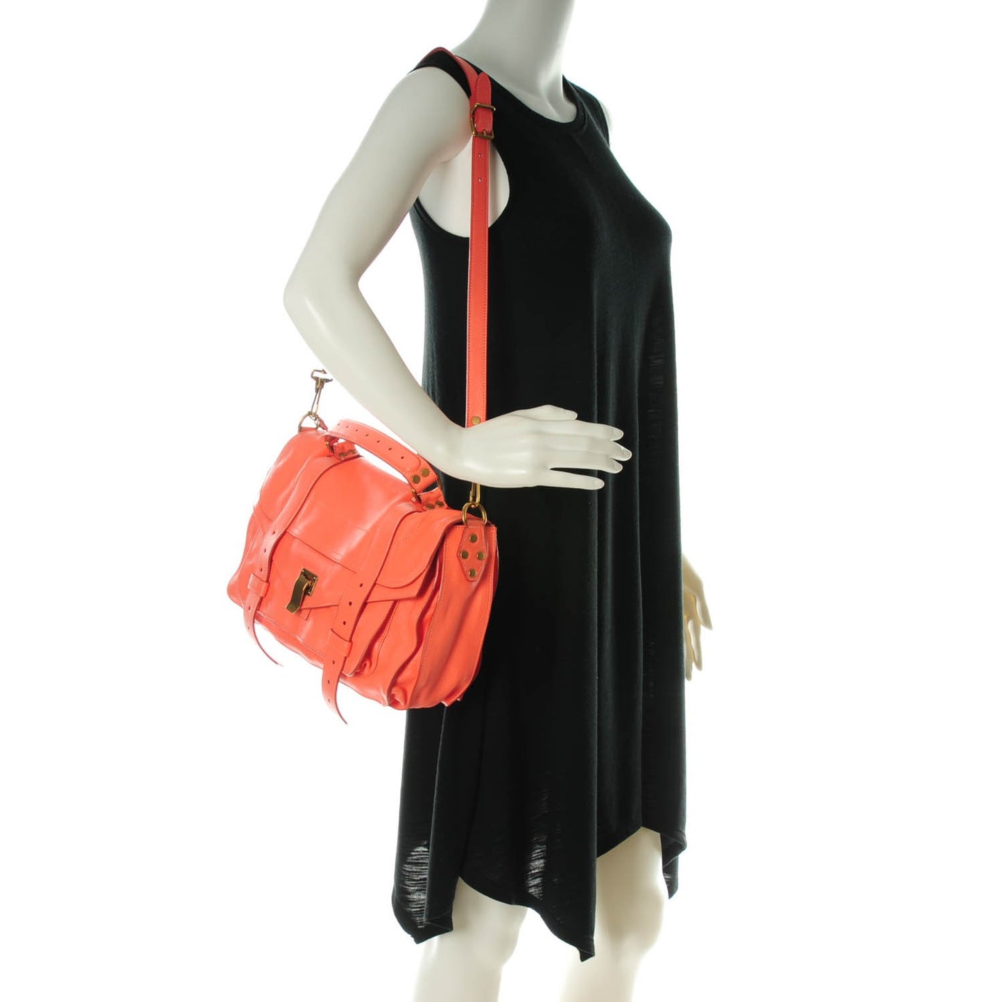 Lambskin Medium PS1 Satchel Grapefruit