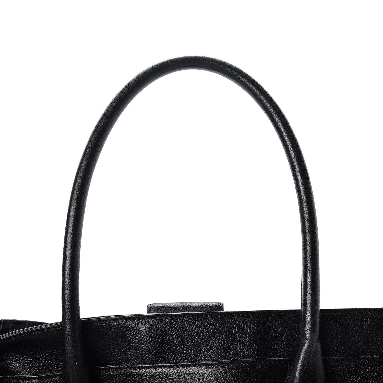 Chanel Calfskin Tall Cerf Tote Black 13 of 32