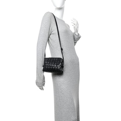 Bottega Veneta Nappa Intrecciato Mini Loop Camera Bag Black 2 of 11