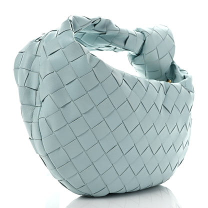 Bottega Veneta Nappa Intrecciato Mini Jodie Teal Washed 3 of 8