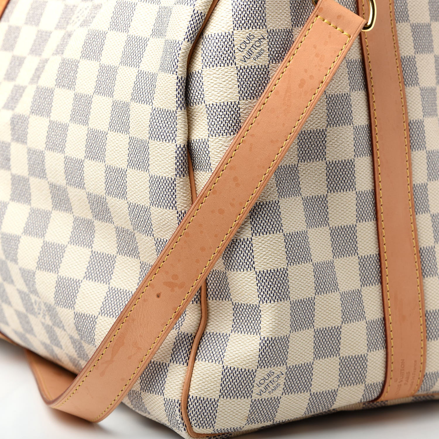 Louis Vuitton Damier Azur Keepall Bandouliere 55 13 of 13