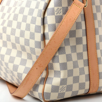 Louis Vuitton Damier Azur Keepall Bandouliere 55 13 of 13