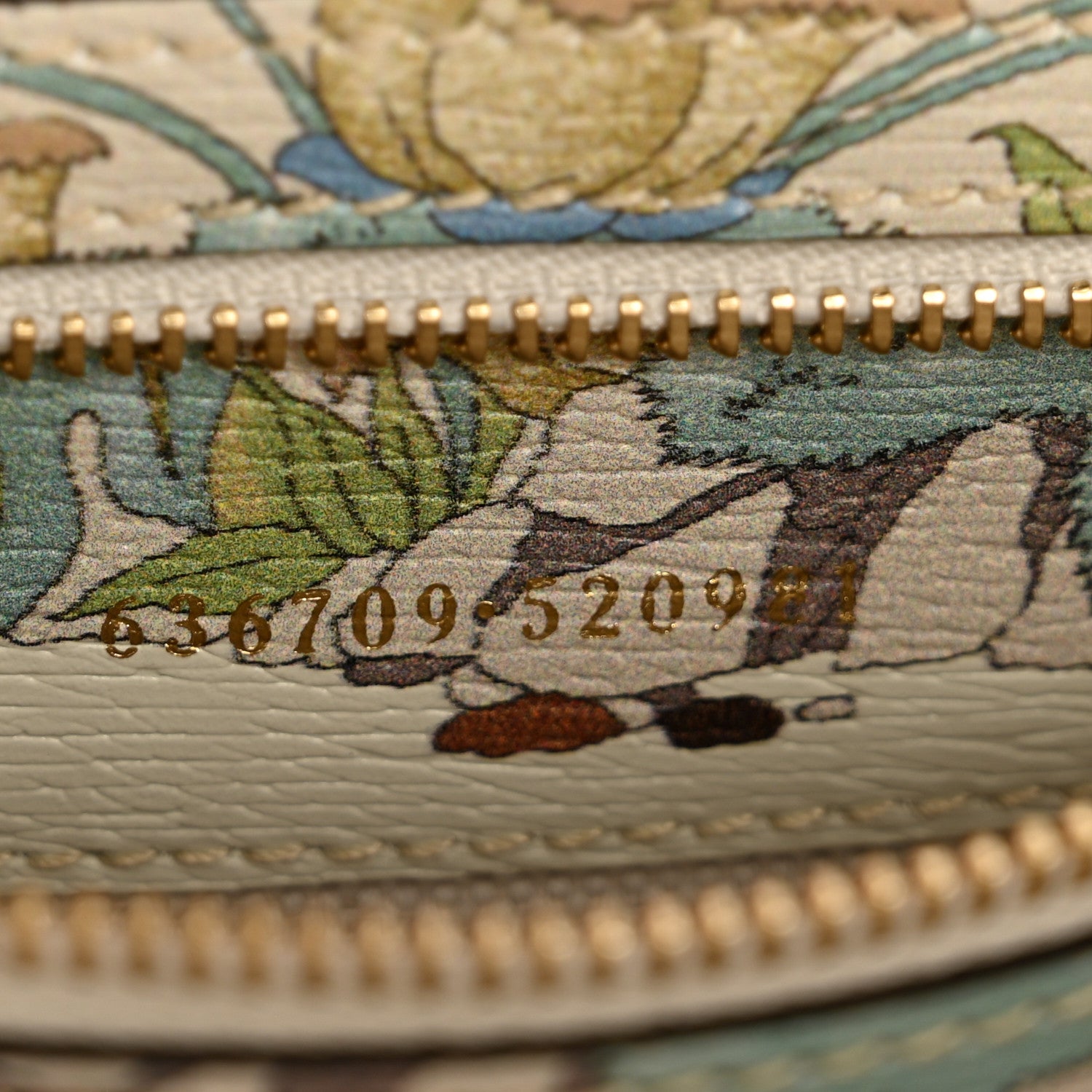 Gucci New Shangai Calfskin Tiger Savanah Small Jackie 1961 Hobo Chalky White Multicolor 7 of 12