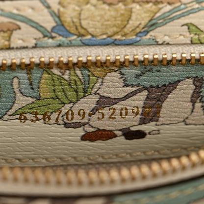 Gucci New Shangai Calfskin Tiger Savanah Small Jackie 1961 Hobo Chalky White Multicolor 7 of 12
