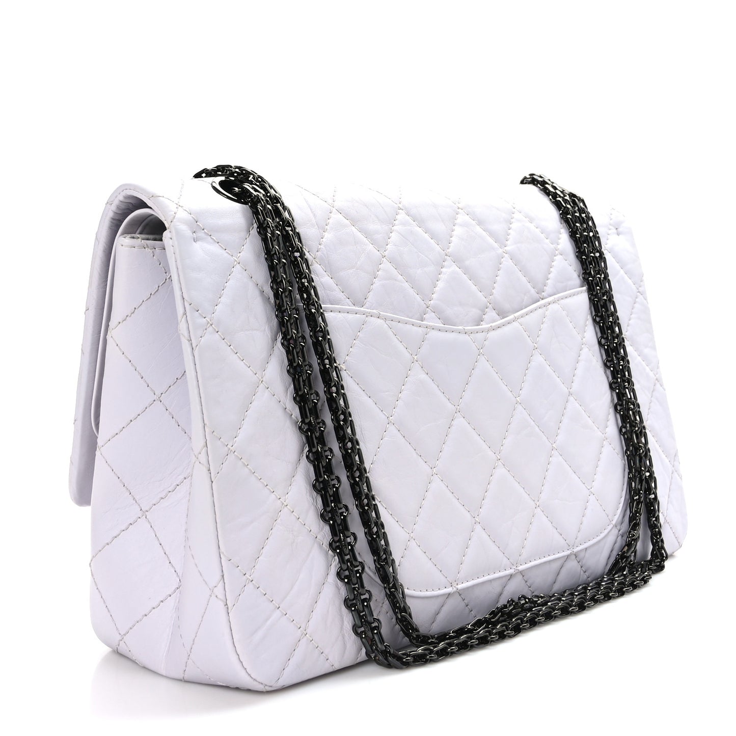 Aged Calfskin Quilted 2.55 Reissue 227 Flap Light Purple