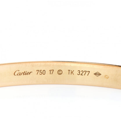 Cartier 18K Yellow Gold LOVE Bracelet 17 4 of 5