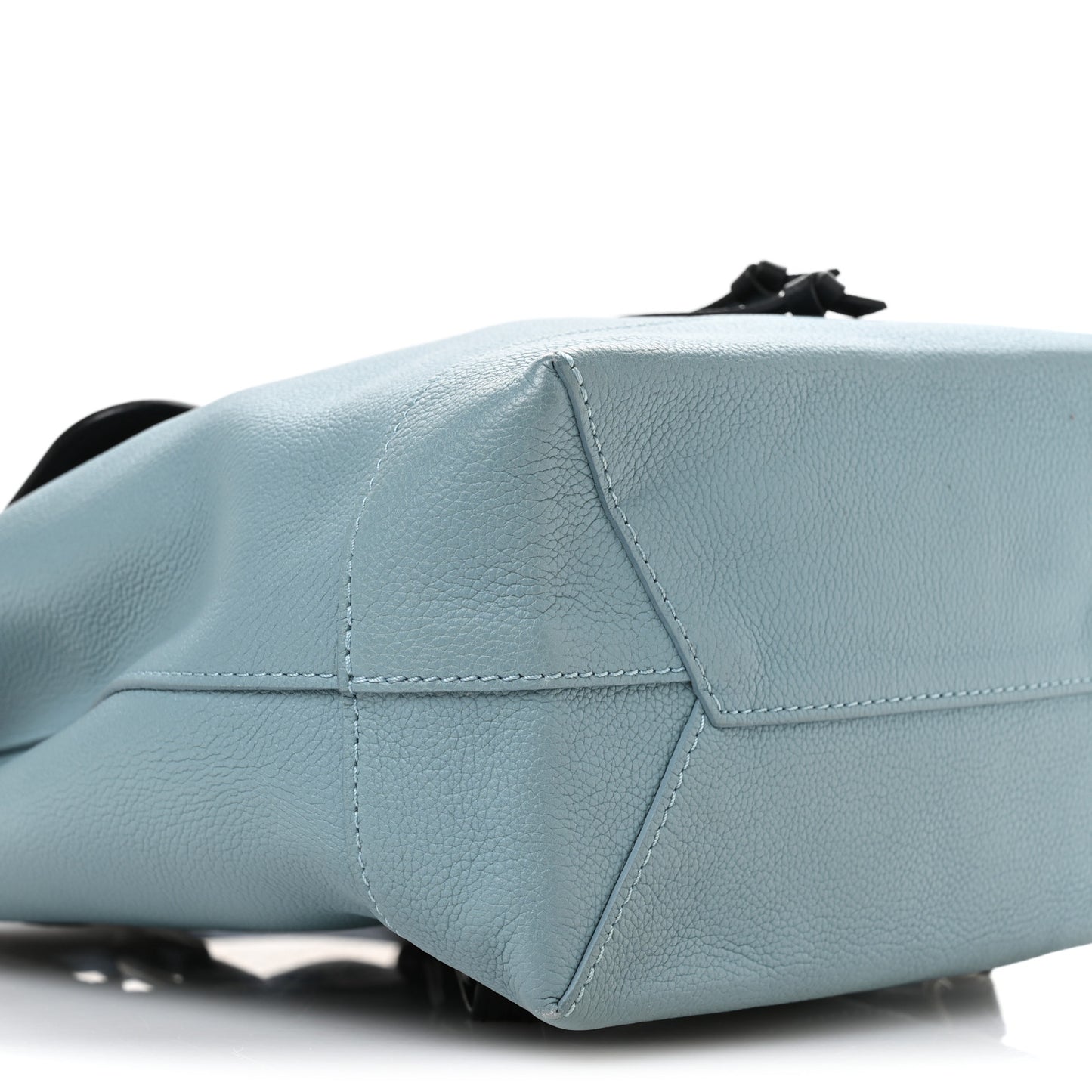 Calfskin Lockme Backpack Sky