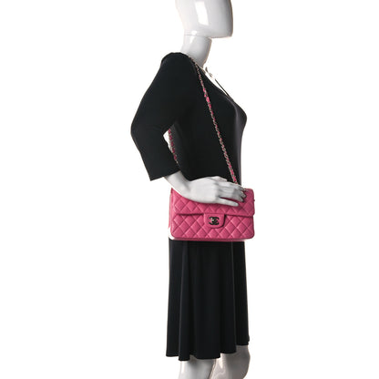 Chanel Lambskin Quilted Small Double Flap Pink 2 of 13