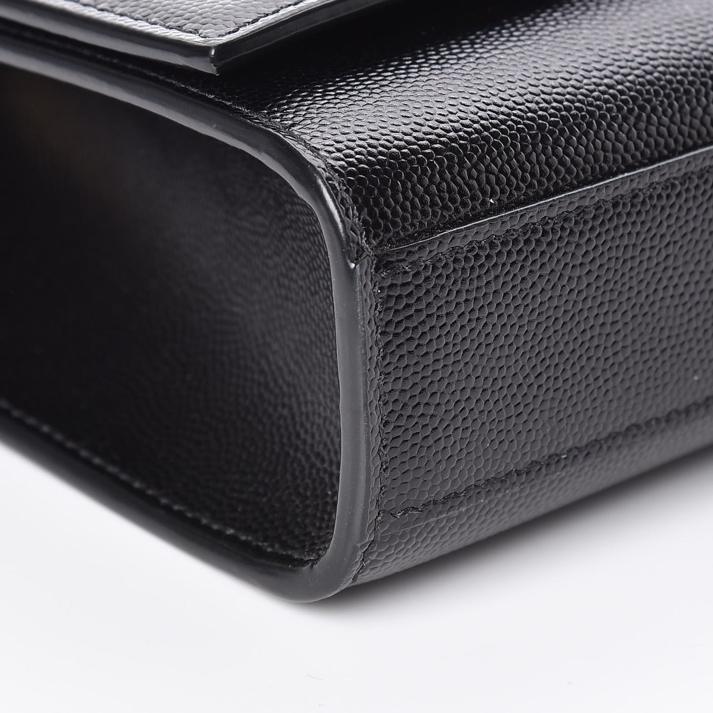 Grain De Poudre Medium Classic Monogram Kate Satchel Black