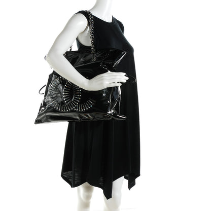 Chanel Patent Crystal Strass Bonbons Tote Black 2 of 6