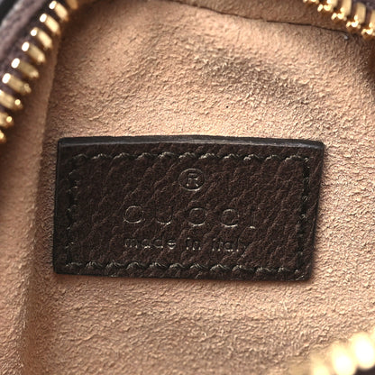 Gucci GG Supreme Monogram Web Mini Ophidia Round Shoulder Bag Brown 6 of 10