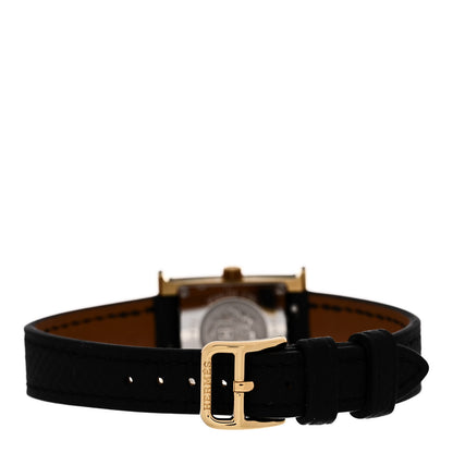 Hermes Stainless Steel Epsom 17.2mm Heure H Hour Quartz Watch Noir 3 of 5