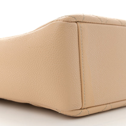 Chanel Caviar Quilted Petit Shopping Tote PST Beige Clair 9 of 16