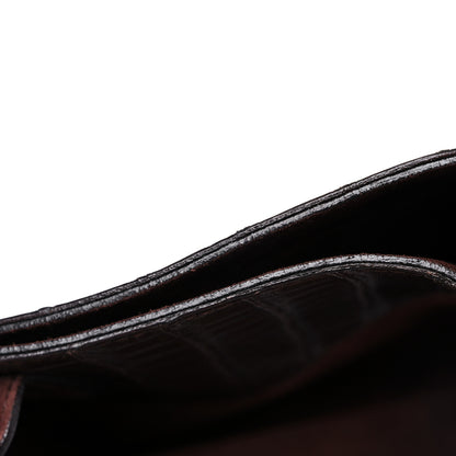 Bottega Veneta Crocodile Suede Tote Brown 17 of 17