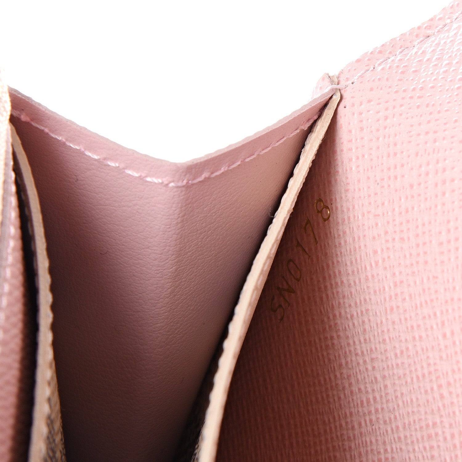 Louis Vuitton Damier Azur Emilie Wallet Rose Ballerine 8 of 8