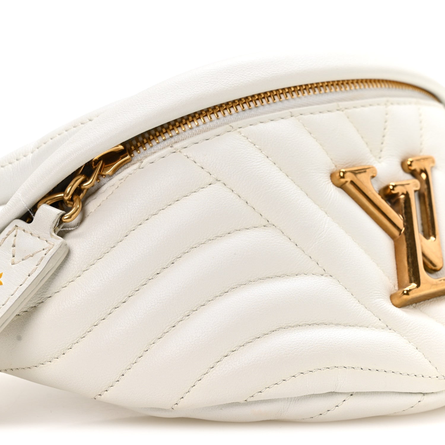 Louis Vuitton Calfskin New Wave Bumbag Snow 8 of 9