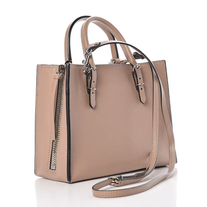 Balenciaga Grained Calfskin Papier Mini A4 Zip Around Tote Beige 3 of 8