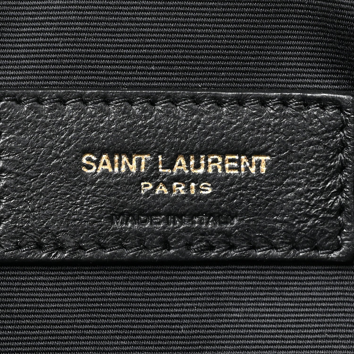 Saint Laurent Canvas Uptown Pouch Natural Beige Brick 6 of 11