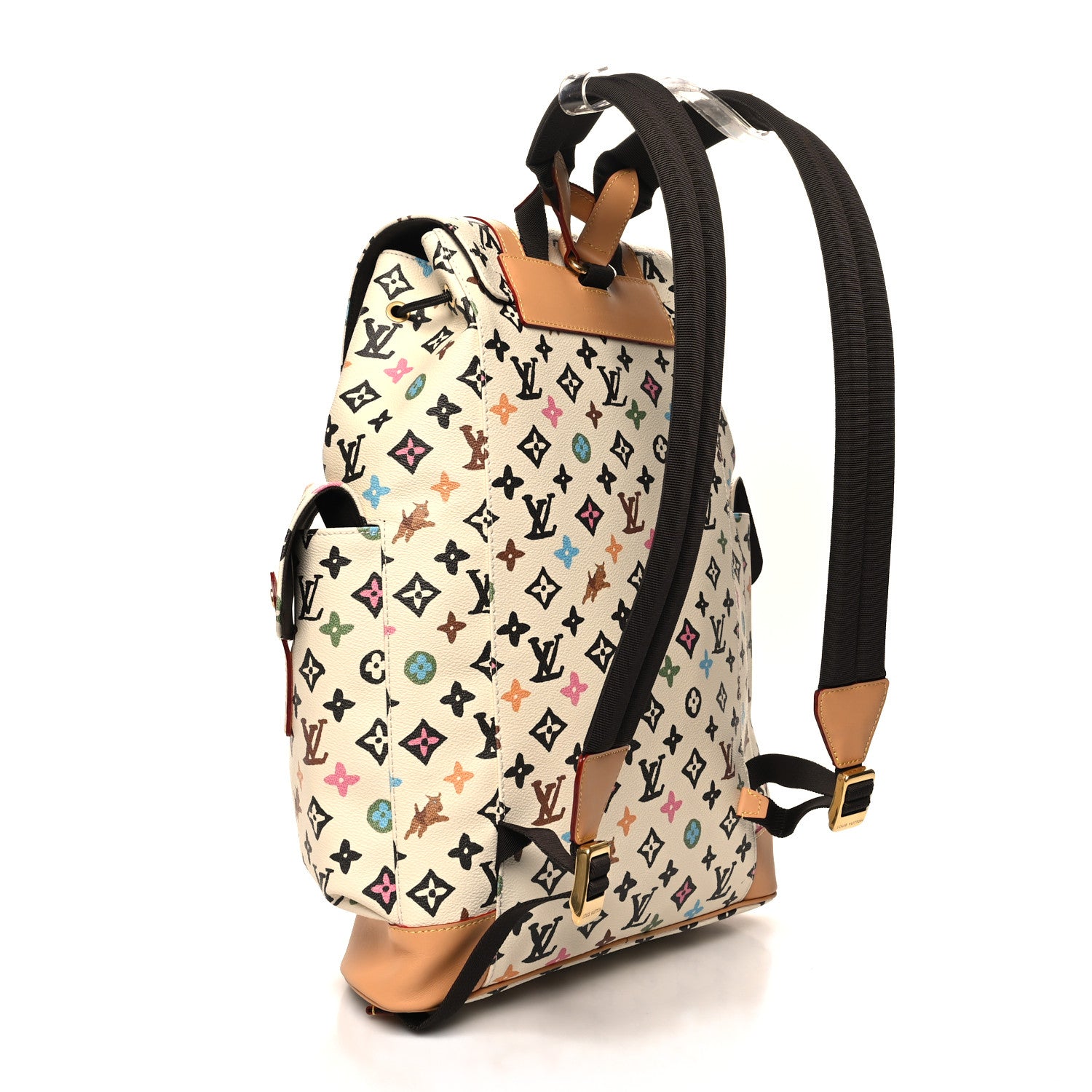 louis vuitton backpack tiger head Louis Vuitton X TYLER THE CREATOR Monogram Craggy Christopher MM Backpack Vanilla 1532897 – FASHIONPHILE
