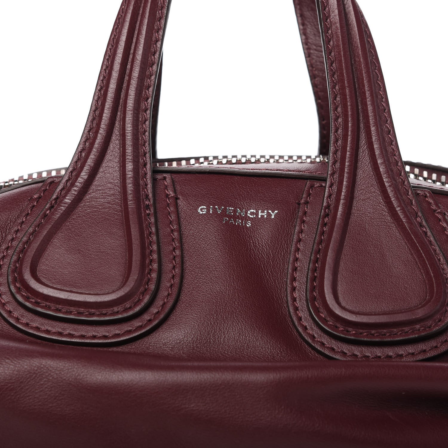 Givenchy Calfskin Small Biker Nightingale Oxblood 10 of 10