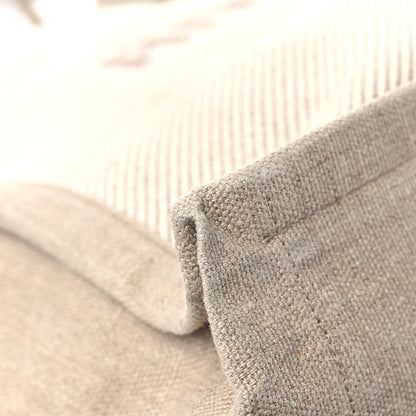 Saint Laurent Linen Calfskin Rive Gauche Tote Beige Sea Salt 8 of 16