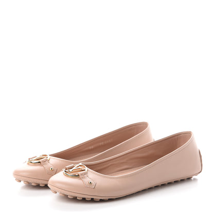 Louis Vuitton Calfskin Oxford Ballerina Flats 39 Nude 3 of 7