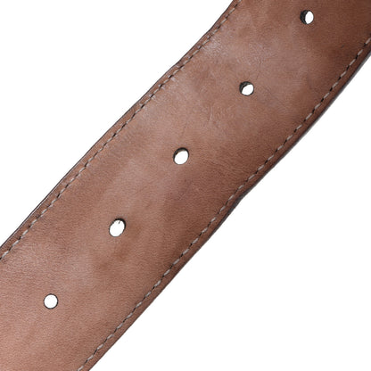 Gucci Guccissima Interlocking G 40mm Belt 85 34 Acero 2 of 5
