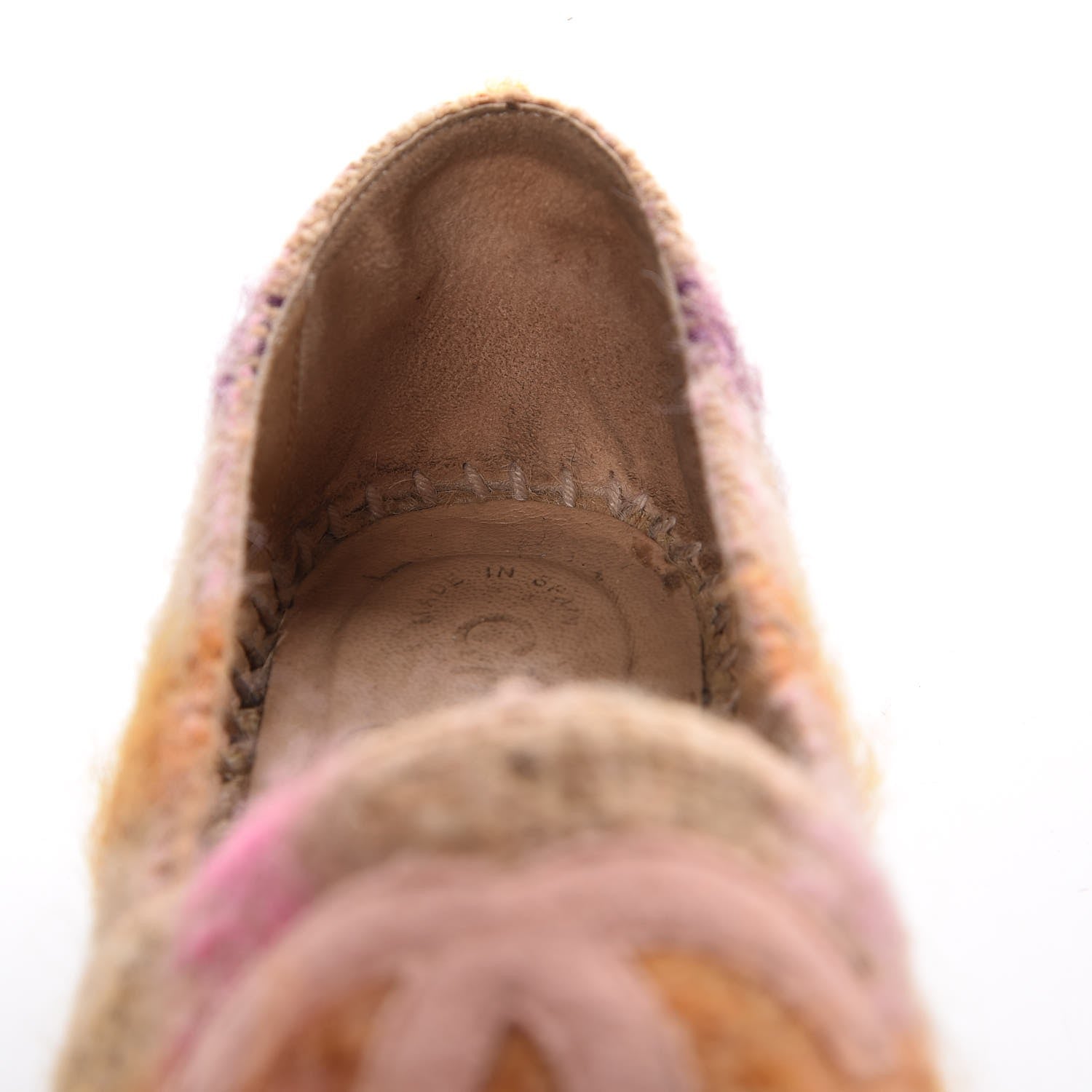Chanel Tweed CC Espadrilles 38 Pink 12 of 16