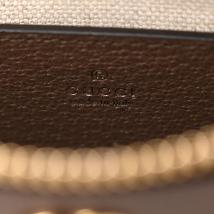 Gucci GG Supreme Monogram Textured Dollar Calfskin Mini Ophidia Chain Bag Beige Ebony 6 of 9