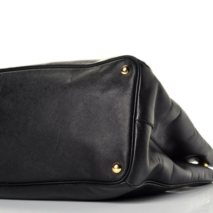 Prada Saffiano Lux Extra Large Galleria Double Zip Tote Black 8 of 8