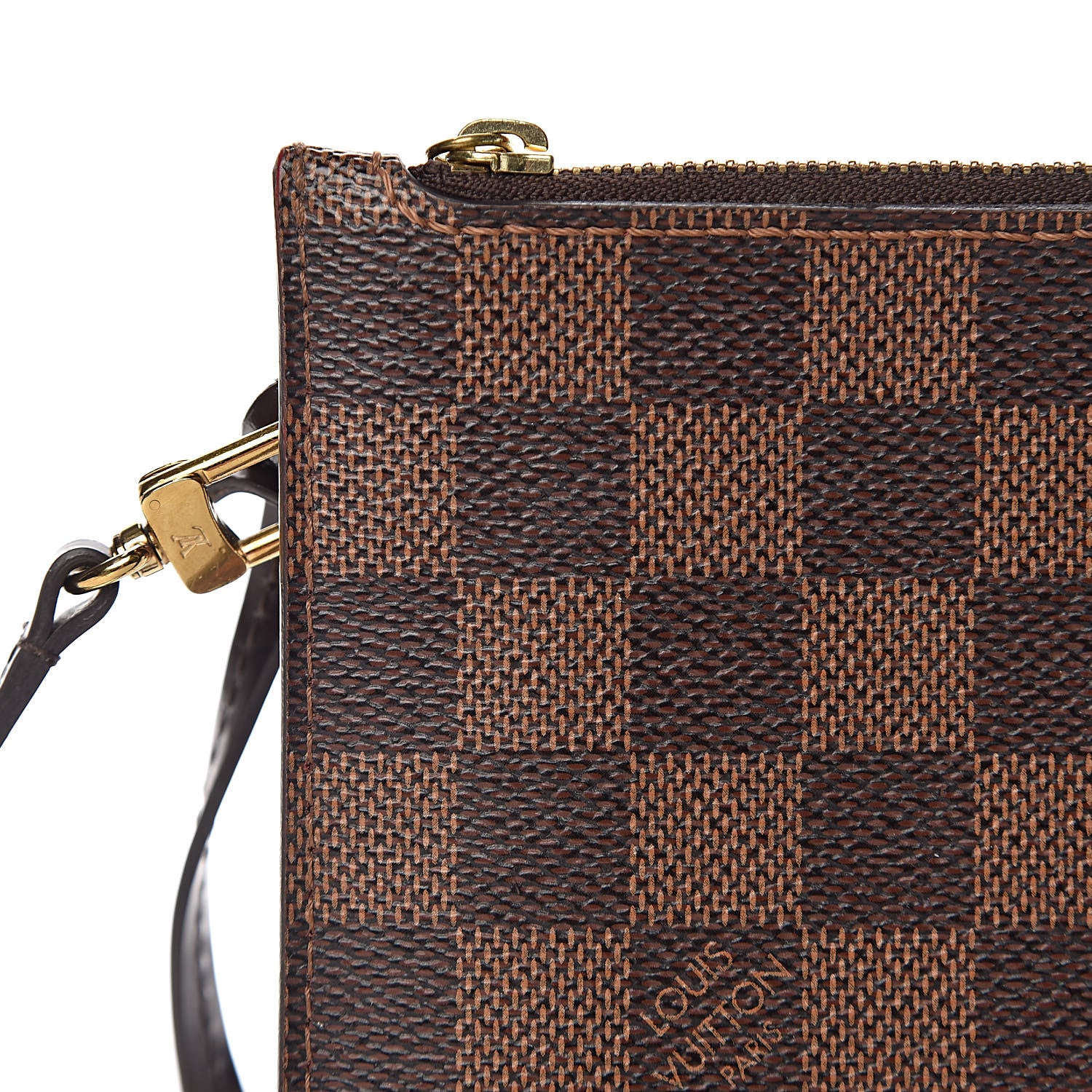 Louis Vuitton Damier Ebene Neverfull MM GM Pochette 8 of 11