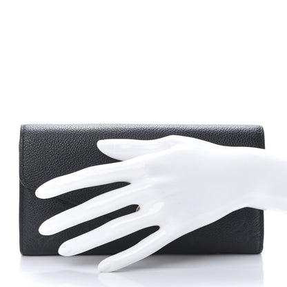 Louis Vuitton Empreinte Sarah Wallet NM Black 2 of 11