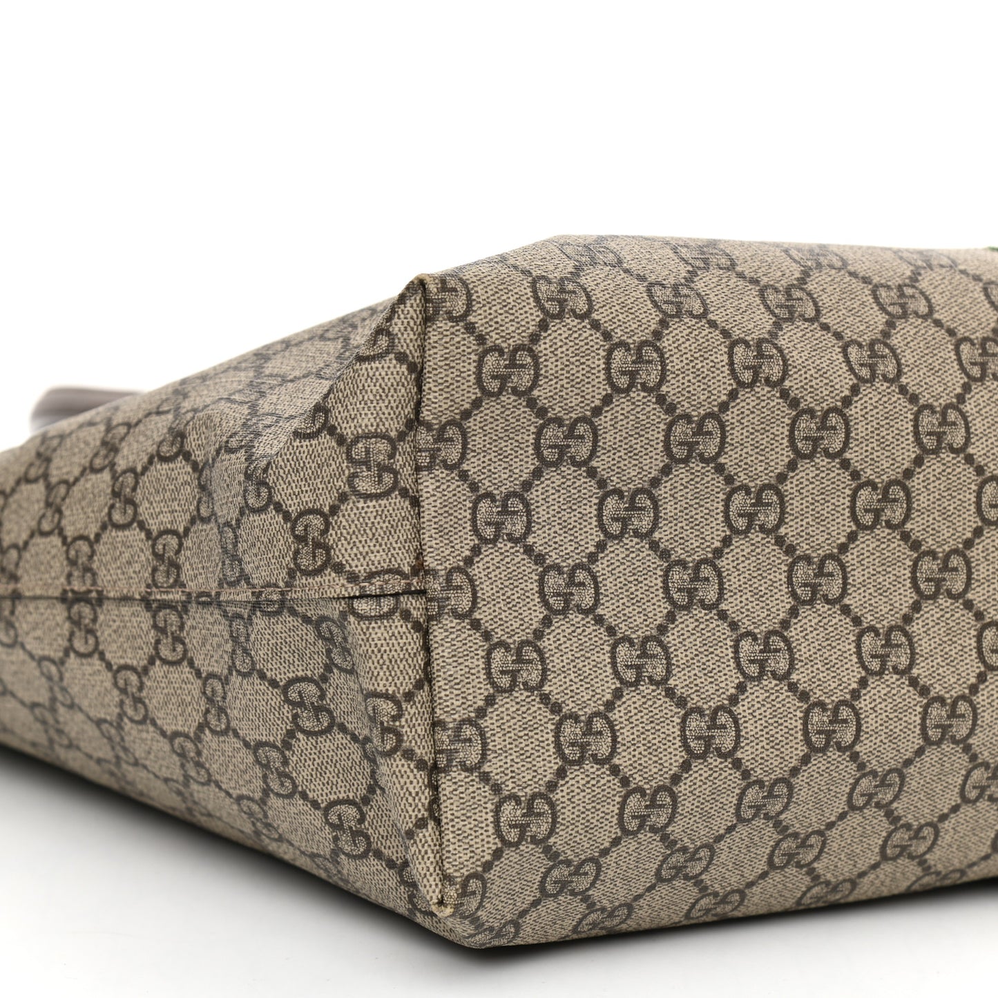 GG Supreme Monogram Medium Ophidia Shopping Tote Brown